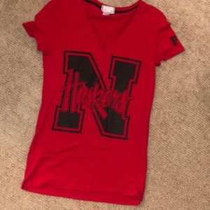 PINK huskers shirt